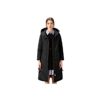 FENHONGMALI Down Jacket Women's Black