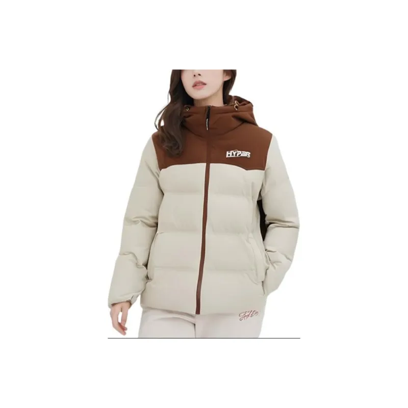 Erke Down Jacket Women's Cream Khaki/Oak-0