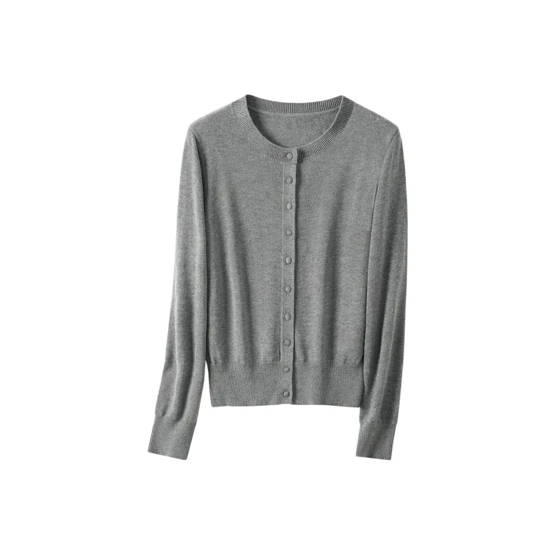 Huagaa Knitted Fabric Cardigan Women's-6