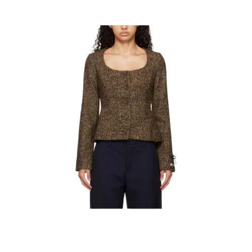 Sandy Liang Jackets Coats Women's Brown