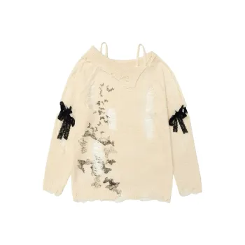 Vine Color Knitwear Unisex Apricot