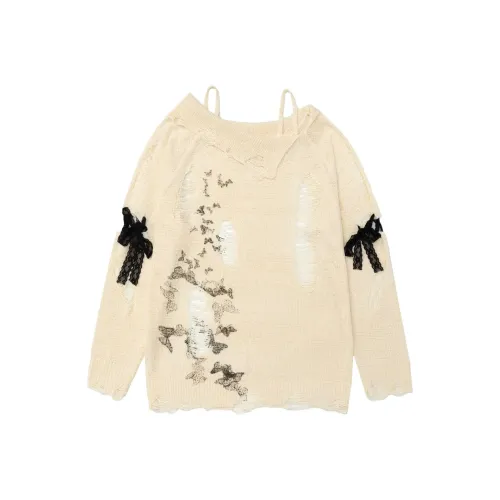 Vine Color Knitwear Unisex Apricot