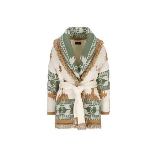 Alanui Icon Jacquard Belted Cardigan