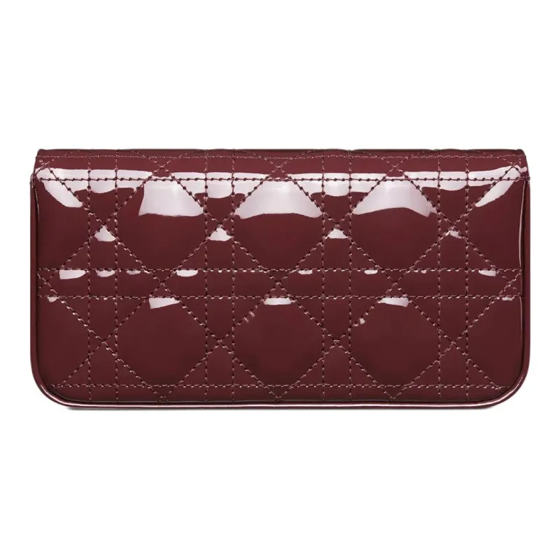 DIOR My Dior Calfskin Handheld Shoulder Bag Women's Dahlia Red-2