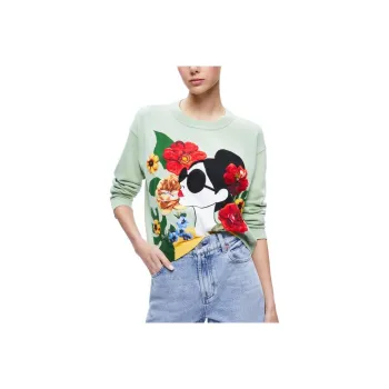 ALICE+OLIVIA Sweatshirt Women's Green Tea Brown