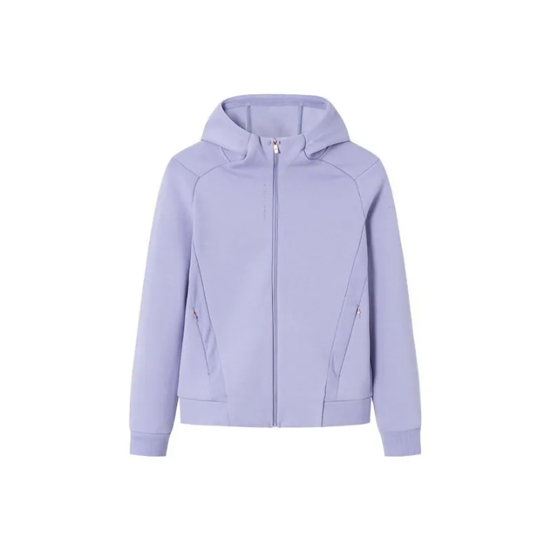 Anta Variety Training Collection Jackets Coats Women's Yang Xu Purple-0