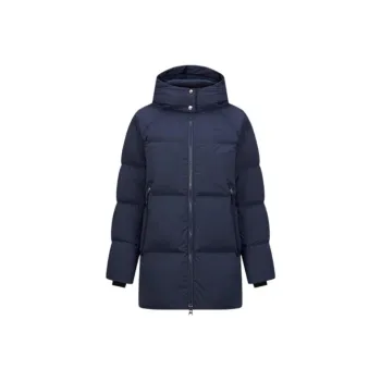 KSWISS FW24 Down Jacket Women's Swallow's Neck Blue