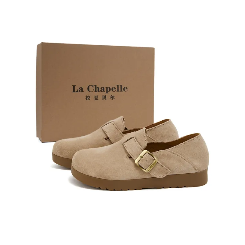 La Chapelle Women's Casual Shoes Low Heel Women's Sand-0