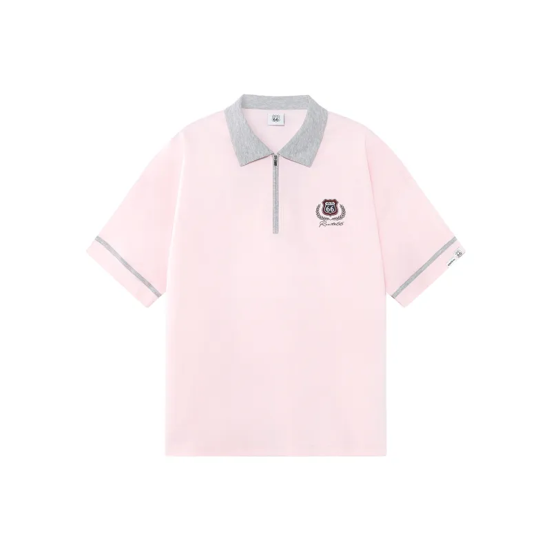 66ROUTE 66 Men's Polo Shirt Unisex-5
