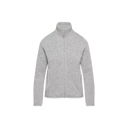 ARITZIA Golden Regulate Zip-Up Sweatshirt Women's Marl Chrome Grey/Mud Grey Chrome