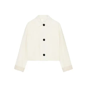 ZARA Jackets & Coats Women's Raw White