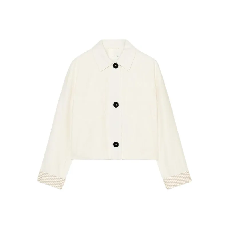 ZARA Jackets & Coats Women's Raw White-0