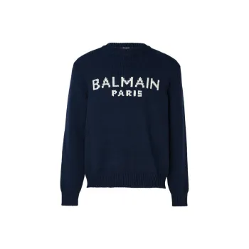 BALMAIN Sweaters Men Blue