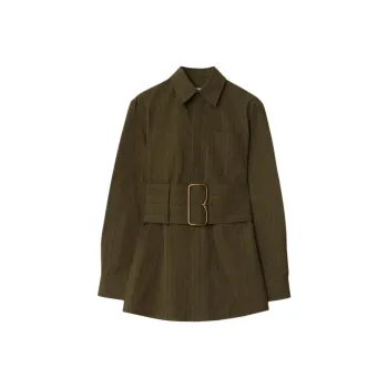 Burberry SS25 Shirt Women's Juniper/Crow