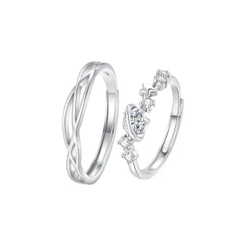 SEVEN COOK S925 Silver Rings Unisex