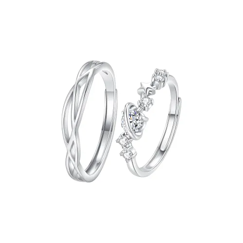 SEVEN COOK S925 Silver Rings Unisex