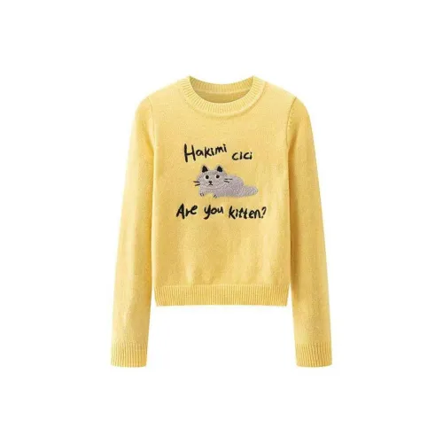 PAZZO Knitwear Women's Yellow