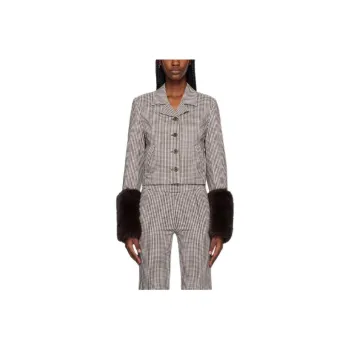 Staud Jackets & Coats Women's Light Brown