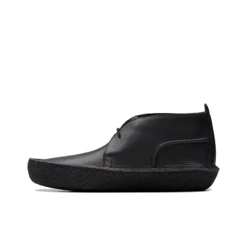 Clarks Desert Rain Ankle Boots Men's Black