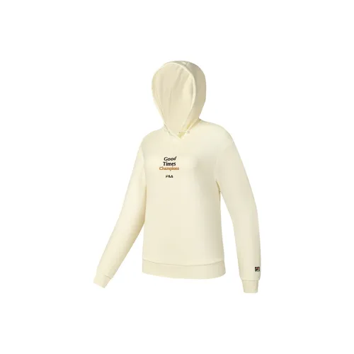 FILA Sweatshirt Women's Beige Yellow Sesame