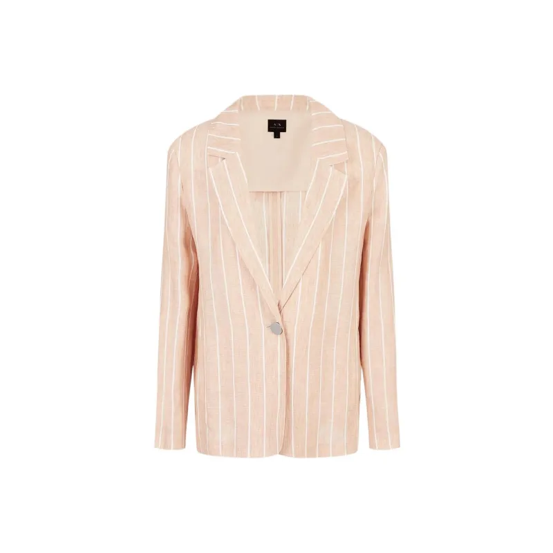 ARMANI EXCHANGEAE SS23 Business Suit Coat Women's Pink-0