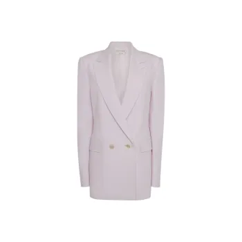 Alexander McQueen Double-Breasted Tailored Blazer