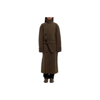 Lemaire Wrap Coat 'Dark Squirrel'