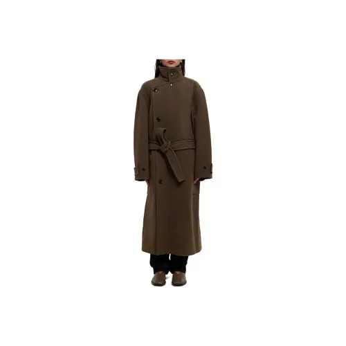Lemaire Wrap Coat 'Dark Squirrel'