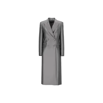 ALBERTA FERRETTI Coats Women's Silver