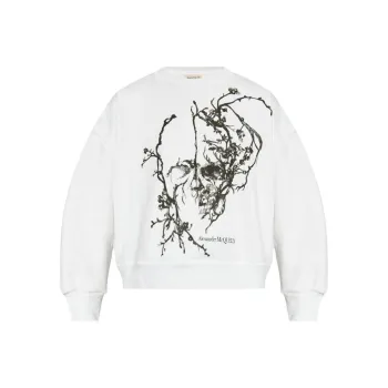 Alexander McQueen Graphic Printed Crewneck Sweatshirt