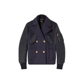 VERSACE Coats Women's Marine Blue