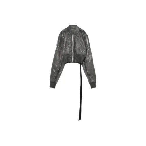 Rick Owens DRKSHDW Cropped Bomber Flight Jacket 'Dark Dust'