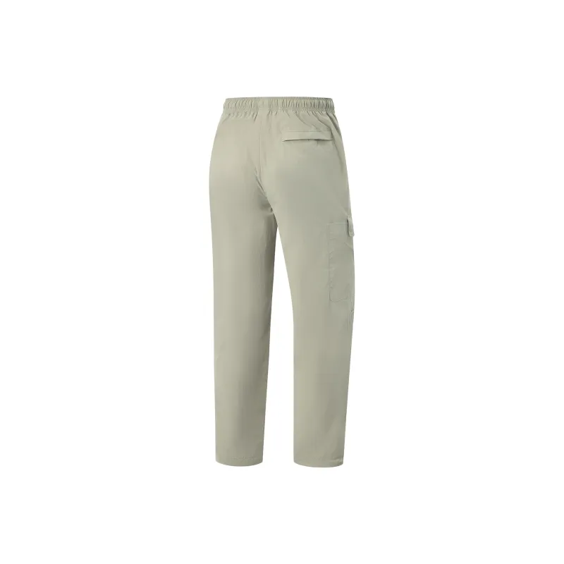 LiNing Basketball Collection Knitted Sweatpants Men's Rock Ridge Gray-1