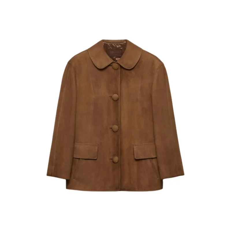 PRADA Jackets & Coats Women's Brown-0