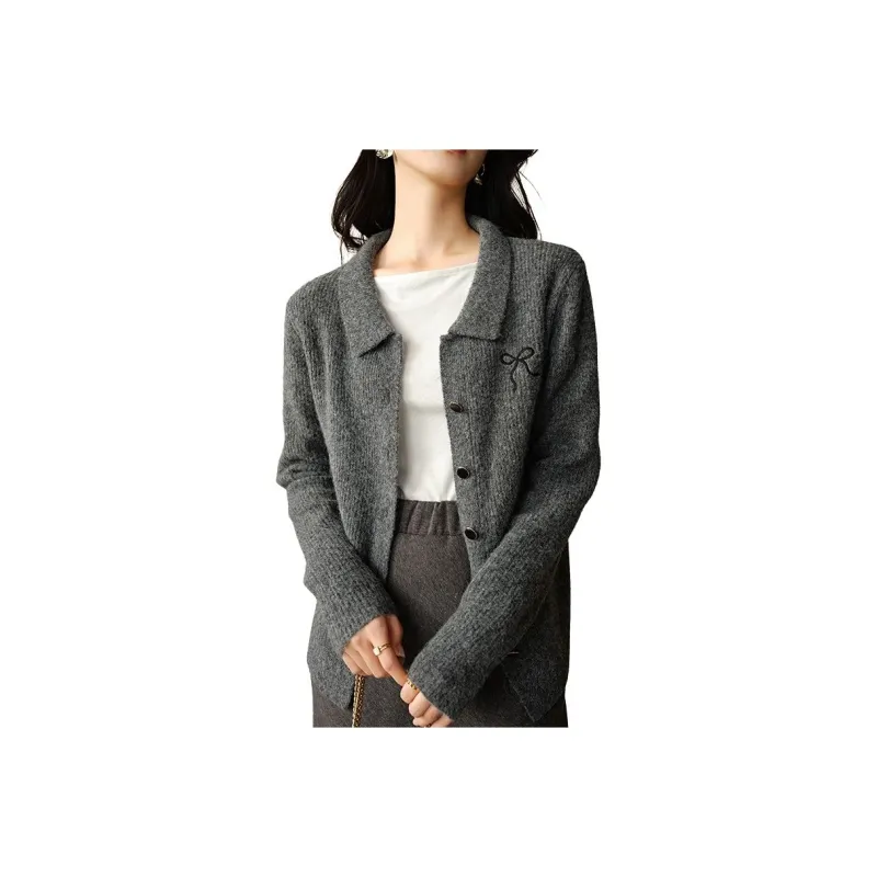 Late White Knitwear Women's Gray-0