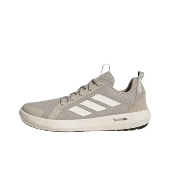 Adidas Terrex Boat Breathable Low Top Hiking Shoes Unisex White Brown