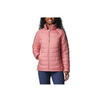 Columbia Omni-HeatPowder Lite 2 Jackets Coats Women's Pink Dragon Orchid