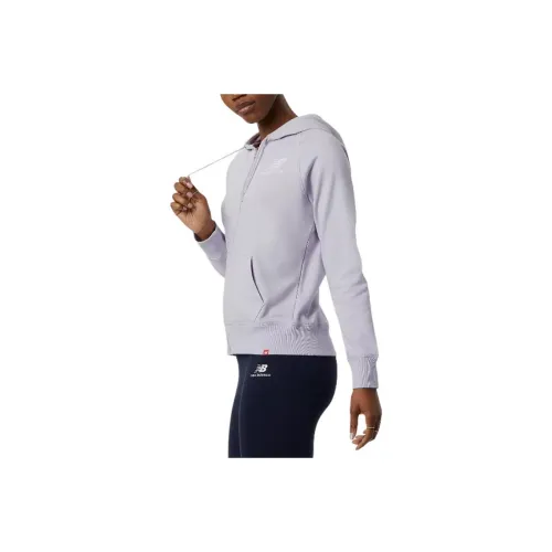 New Balance Essentials Sweatshirt Women's Gray Purple