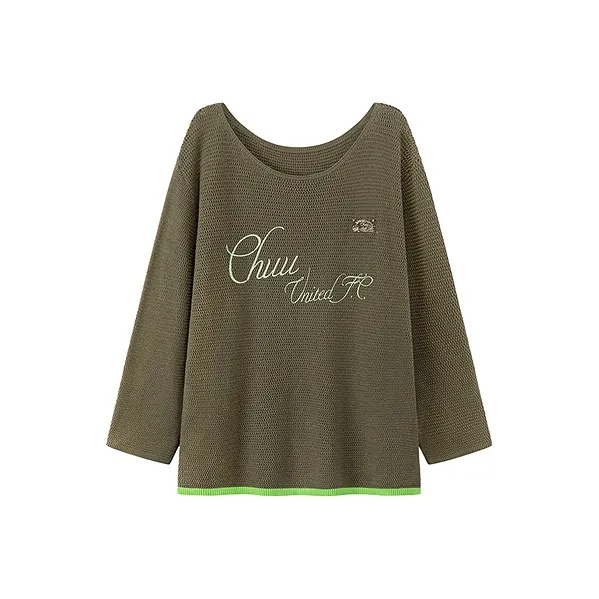 CHUU Knitwear Women's Mustard Green-0