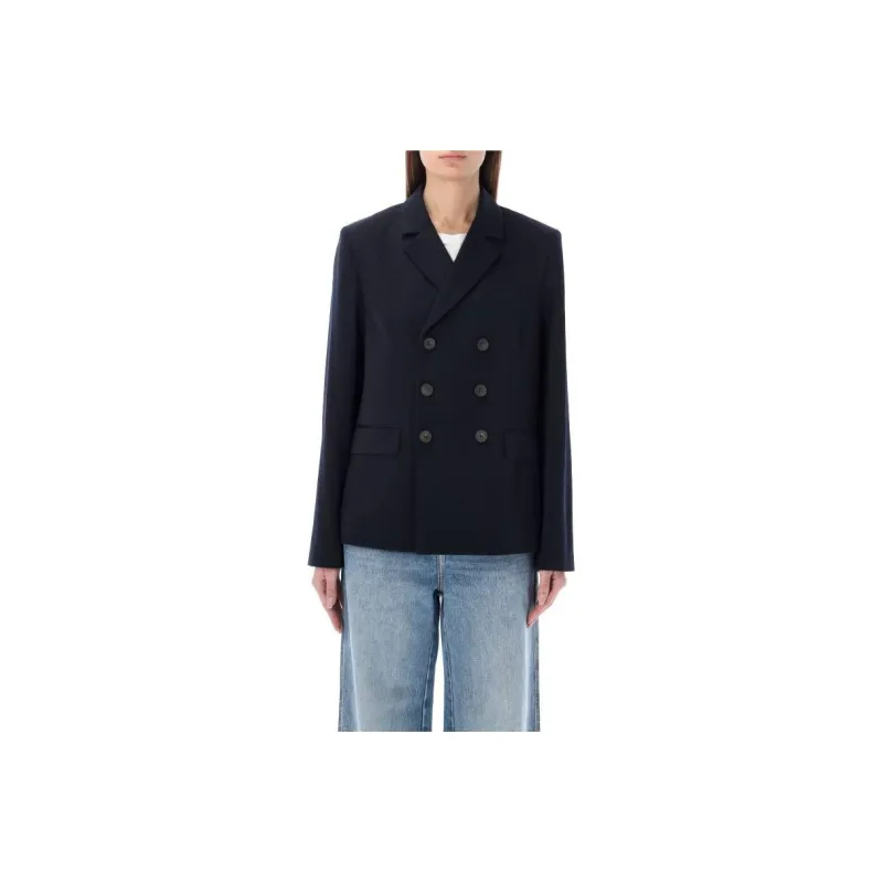 A.P.C Sally Double Breasted Tailored Blazer-0