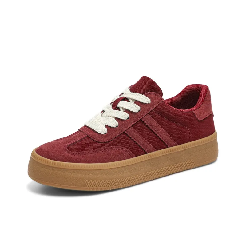 OUGLEMEN Slip Resistant, Abrasion Resistant, And Balanced Low Top Skateboard Shoes Men's-17