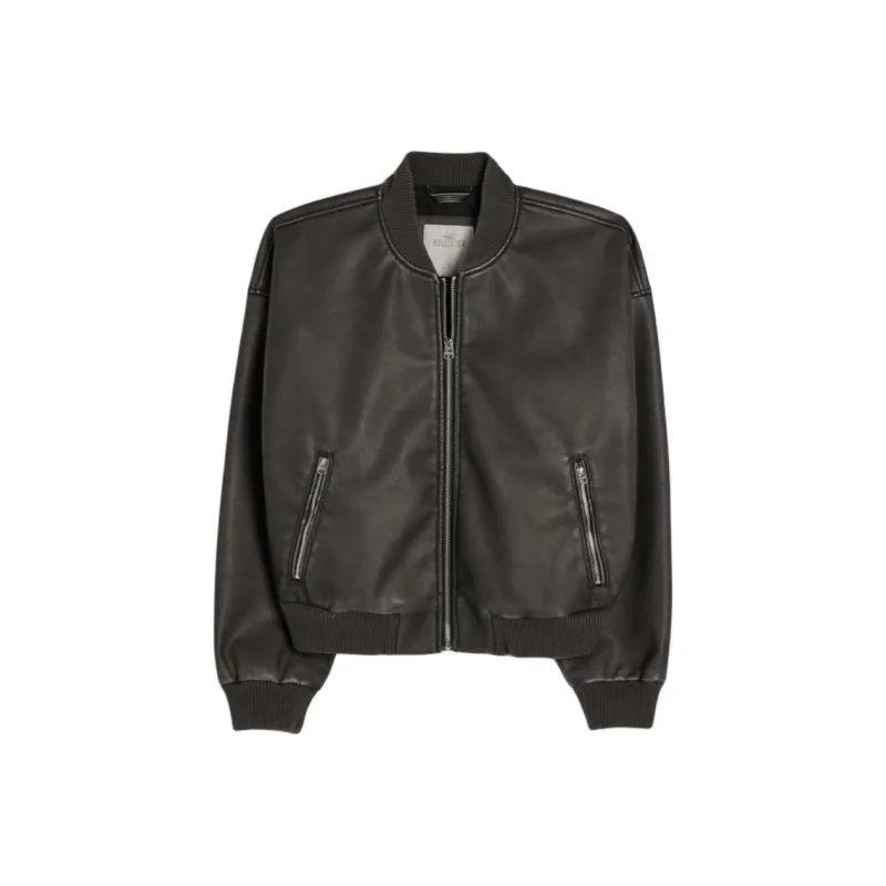 Hollister Jackets Coats Women's Black-0