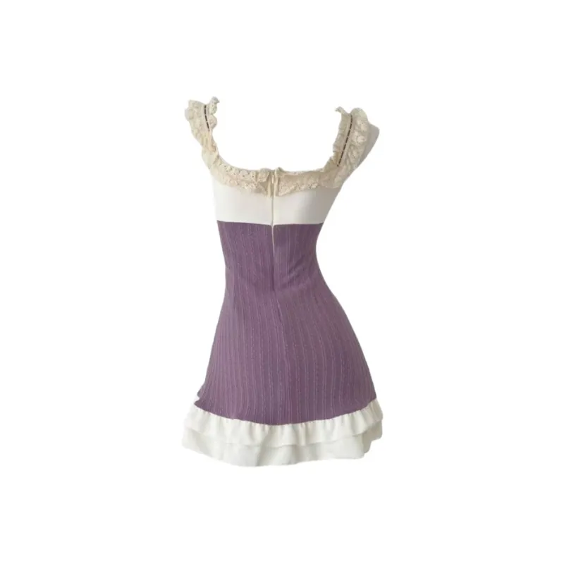 YGPRW Sleeveless Dresses Women's Purple-1