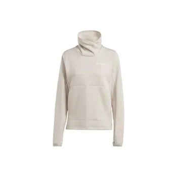 Adidas TERREX XPERIOR MEDIUM FLEECE PULLOVER Sweatshirt Women's Marvelous Beige
