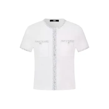 KARL LAGERFELD SS25 Knitwear Women's White