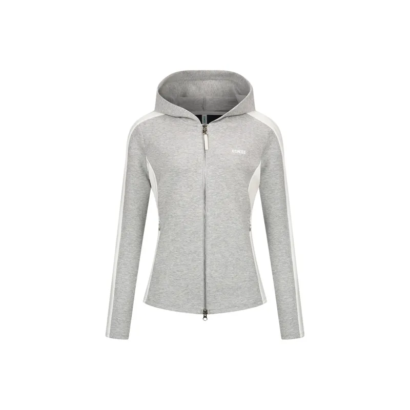 KSWISS Fashion Versatile Sports Hooded Knitted Fabric Top Women's 1911496-0