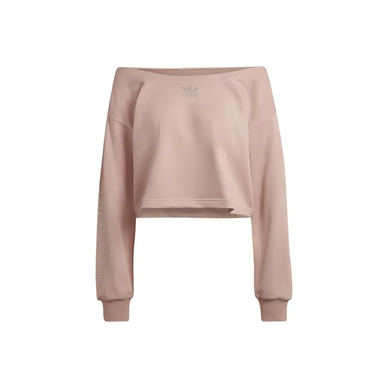 Adidas Sweatshirt Women's Gray Pink-0