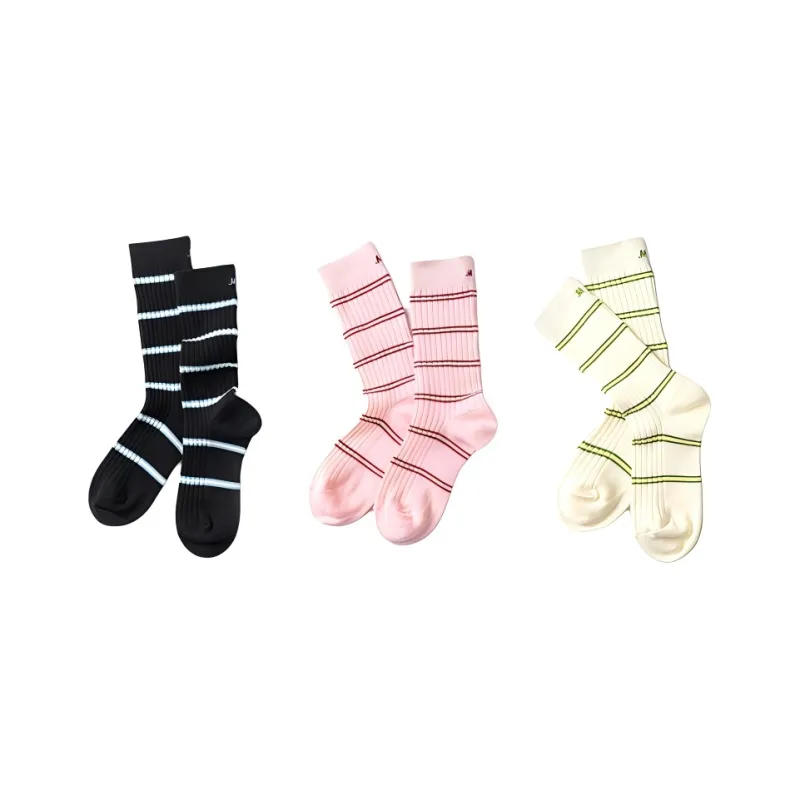 Under The Boots Mid Calf Socks Unisex 3 Pack-2