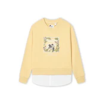 FILA Sweatshirt Women's Golden Armor Yellow