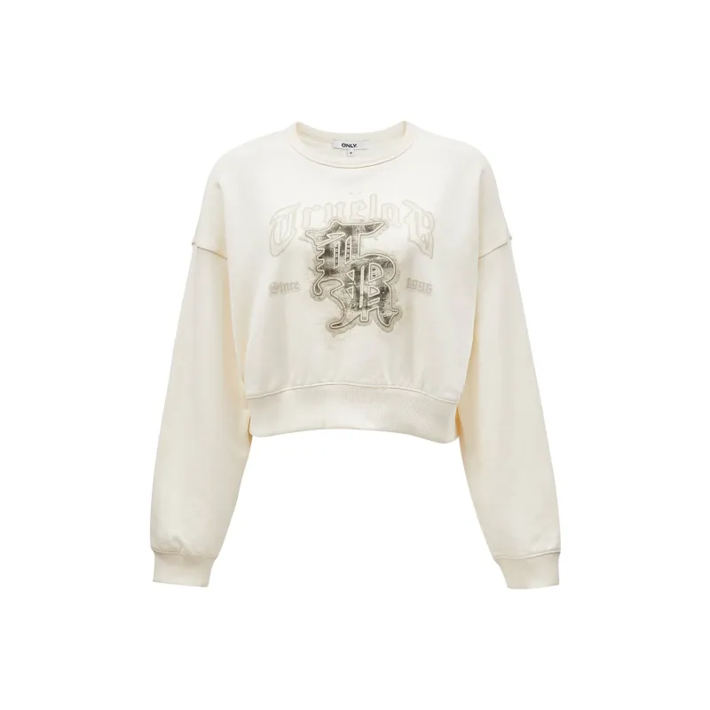ONLY Sweatshirts Women's A06 Ancient White-0